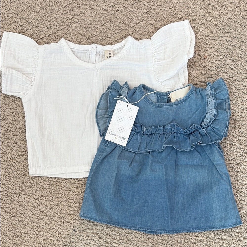 Yoli & Otis and NWT Louis + Louise baby tunics.